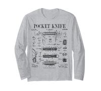 Couteau de Poche Collector Vintage Couteaux passionné d'art Brevet Manche Longue