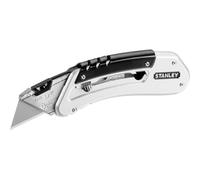 Couteau de Poche Coulissant STANLEY, Fiable et Durable, Pour une Coupe et une Taille Rapides et Faciles, 0-10-810