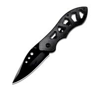 Couteau de poche pliant 7,5" multifonction EDC en alliage de zinc et lame plate en acier, petit couteau de cou, couteau Tanto, couteau d'extérieur, couteau de survie, couteau de chasse, couteau
