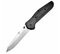Couteau de poche pliant 7,7" - Slim et portable - En fibre de carbone - Acier au carbone - Couteau d'extérieur - Couteau de survie - Couteau de chasse - Couteau tranchant à une main - Couteau pratique