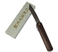 Couteau de Poche Pliant Artisanal Japonais Higonokami Manche Bois Ebène Lame VG-10 Fait Main au Japon par Nagao Kanekoma