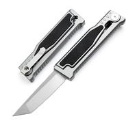 Couteau de poche pliant de qualité supérieure en aluminium et acier inoxydable D2, couteau d'extérieur EDC, couteau de camping portable, petit couteau tranchant, couteau à une main, couteau de chasse