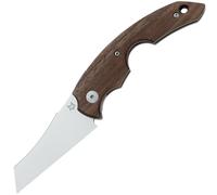 Couteau de Poche Pliant Fox Virtus Lame Satinée en Acier Inoxydable Becut, Manche en Bois de Noyer A