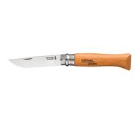 Couteau De Poche Pliant Hêtre Vernis Lame Carbone Opinel - 113100 - Acier - Lame Carbone - Hêtre - Hêtre - 10 Cm