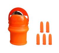 Couteau de pouce de jardinage - Un couteau de pouce de jardin en matériau en silicone, avec lame biseautée pour une coupe facile des fruits et légumes à feuilles et est conçu pour être au