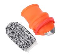 Couteau de pouce en silicone pour homme et femme - Pour le jardinage - Pour cueillir des légumes à la fraise (petit couteau de pouce + 1 fourreau de protection contre les coupures)