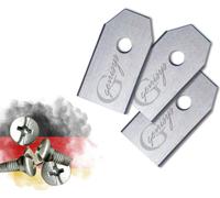 Couteau de rechange Genisys compatible avec les lames Anthbot Pion Genie - Acier inoxydable LongLife - 1 trou incassable [testé DIN EN 50636], pièce:30