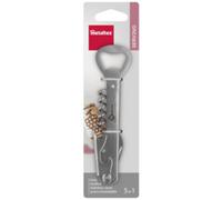 Couteau de sommelier 5 en 1, en inox, argent