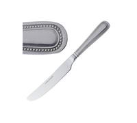 GardenGrill Couteau de table Bead C125 – Acier inoxydable 18/0 225 mm Bordure perlée (lot de 12)