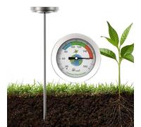 Couteau de température du sol : sonde en métal indicateur de sol, température de compost de l'agriculture des propriétaires fonciers, test de thermomètre Nature Care | Régulation de plantation