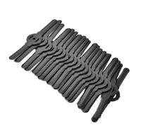 Couteau de Tondeuse à Gazon en Plastique, 40 à 100 pièces, Compatible avec Les pièces de Rechange de Tondeuse à Gazon électrique sans Fil(Ship Within 24 Hours)