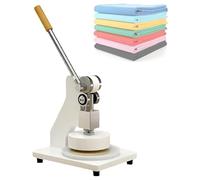 Couteau d'échantillonnage de tissu, outil de coupe à disque de 100 cm², hauteur réglable, épaisseur de coupe de 0,1 mm à 5 mm pour textiles, tapis, cuir, PVC et papier white
