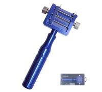Couteau d'échantillonnage pour film plastique, coupe-ruban adhésif avec 4 lames, aluminium, largeur réglable de 5 à 32 mm, marge d'erreur de 0,05 mm, outil d'échantillonnage