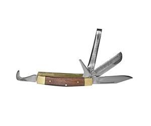 Couteau d'équitation avec manche en bois Couteau emballé