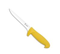 Couteau désosseur - Lame de 16.20 cm - Acier Inoxydable 3Cr13Mov - Manche Polypropylène/Jaune - Taille Total 30.00 cm - Taille de la poignée 13.80 cm - Épaisseur de la lame 2.67 mm - Poids 107.00 g