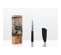 Couteau d'Office avec Saya et Boîte en Bambou - Lame 10 cm - Kotai - Acier200 Gris G