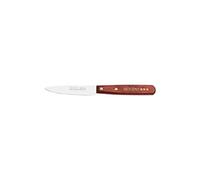 Couteau d'office manche en bois foncé - - Marron - Inox