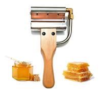 Couteau électrique à désoperculer à chaud, coupe-miel, extracteur d'abeilles, avec manche isolé en bois, adapté aux petites exploitations apicoles et aux ruchers professionnels.