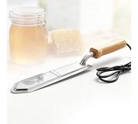 Couteau Électrique À Désoperculer Le Miel À Température Constante, Coupe-cire En Acier Inoxydable, Manche En Bois Isolé Thermiquement, Prise Américaine, Outil Apicole Pour La Récolte Du Miel En