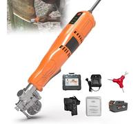 Couteau électrique de récolte de résine, couteau à saigner le caoutchouc rechargeable avec batterie 18V,coupe-écorce,3 vitesses, épaisseur de coupe 0-2 mm, coupe-écorce, for la récolte du caoutchouc
