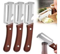Couteau Elite Legume, 3-En-1 Eplucheur LéGumes Multifonction, éConome à Julienne Pour Cuisine, Camping Et Usage Domestique (3)