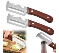 Couteau Elite Legume, 3-En-1 Eplucheur LéGumes Multifonction, éConome à Julienne Pour Cuisine, Camping Et Usage Domestique (2)