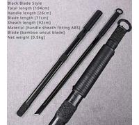 Couteau En Bois Non Secoué Kendo Samurai Arts Martiaux Duel Entraînement D'escrime - Type H