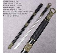 Couteau En Bois Non Secoué Kendo Samurai Arts Martiaux Duel Entraînement D'escrime - Type I