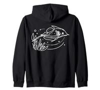 Couteau-fantôme Dessin Aquariophile Sweat à Capuche