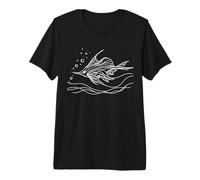 Couteau-fantôme Dessin Aquariophile T-Shirt Haut de Gamme