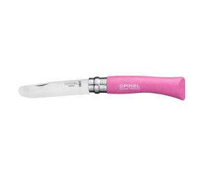 Couteau fermant N°7 bout rond Spécial Enfant OPINEL Fuchsia