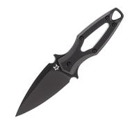 Couteau Fixe Fox Knives FOX AKA Lame en Acier Inoxydable Elmax Top Shield, Manche en G10 Noir FX-553