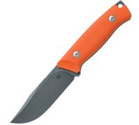 Couteau Fixe Fox-Knives Receiver Acier Inoxydable Becut Manche G10 Orange FX-662 OR