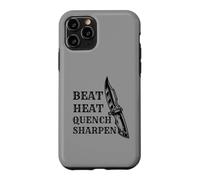 Couteau Forger Beat Heat Quench Aiguiseur Couteaux Forgeron Coque pour iPhone 11 Pro