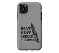 Couteau Forger Beat Heat Quench Aiguiseur Couteaux Forgeron Coque pour iPhone 11 Pro Max