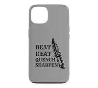 Couteau Forger Beat Heat Quench Aiguiseur Couteaux Forgeron Coque pour iPhone 13