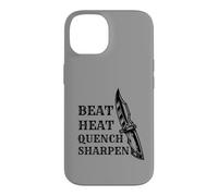 Couteau Forger Beat Heat Quench Aiguiseur Couteaux Forgeron Coque pour iPhone 14