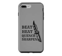 Couteau Forger Beat Heat Quench Aiguiseur Couteaux Forgeron Coque pour iPhone 7 Plus/8 Plus