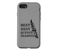 Couteau Forger Beat Heat Quench Aiguiseur Couteaux Forgeron Coque pour iPhone SE (2020) / 7/8