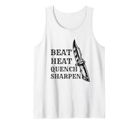 Couteau Forger Beat Heat Quench Aiguiseur Couteaux Forgeron Débardeur