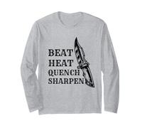 Couteau Forger Beat Heat Quench Aiguiseur Couteaux Forgeron Manche Longue