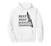 Couteau Forger Beat Heat Quench Aiguiseur Couteaux Forgeron Sweat à Capuche