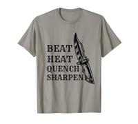 Couteau Forger Beat Heat Quench Aiguiseur Couteaux Forgeron T-Shirt