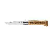 Couteau gravé Animalia lame 8.5 cm Sanglier Opinel