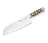 Couteau Güde Santoku alvéolé 18cm forgé Alpha Chêne G