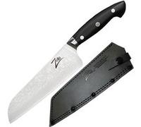 Couteau Klarstein Santoku de 7 série Executive-Plus 61 HRC acier de Damas G