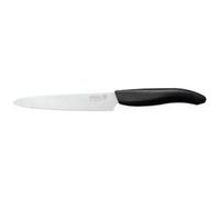 Couteau lame avec micro-denture 12,5 cm céramique - Kyocera Noir G