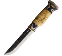 Couteau Lion Finlandais Wood Jewel grand dans une boîte cadeau WJ23Lion13