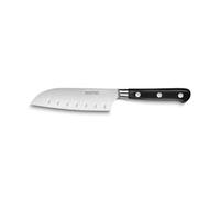 Couteau mini santoku 13 cm manche noir rivets inox