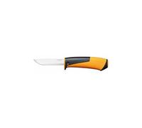 Fiskars Couteau multi usages – fourreau aiguiseur intégré et surface de frappe